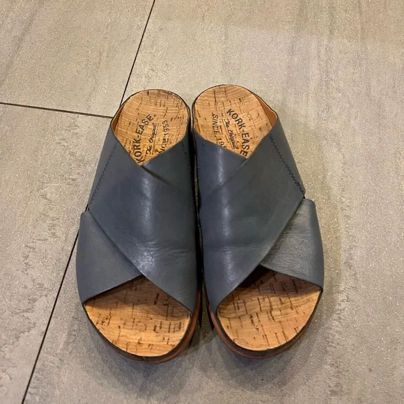 NWOB Kork Ease Tutsi Cross Band sandals - Picture 2 of 6